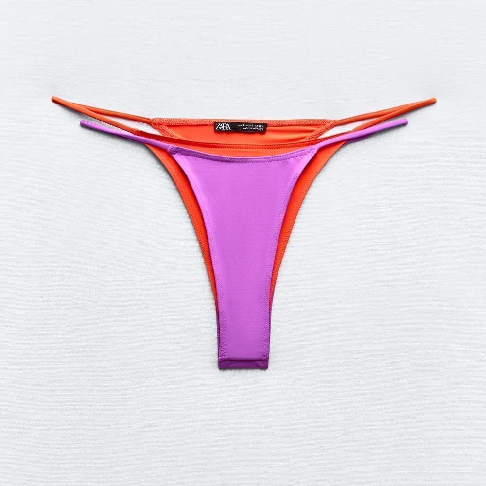 NWT ZARA double Bikini Bottom